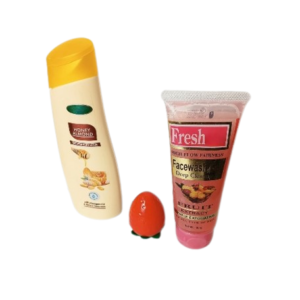 PM HoneyAlmondBody Lotion With Strawberry Lip Balm & Mix Fruit Facewash Gel