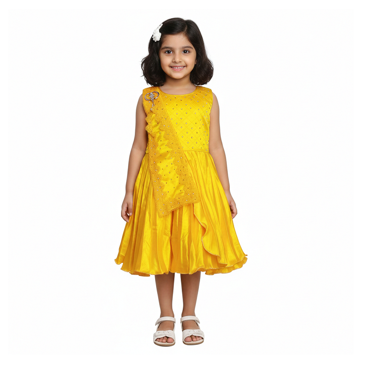 HVM Baby Girl Party Wear Frock