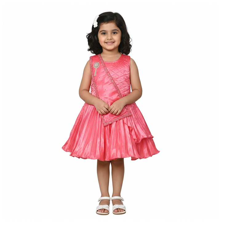 HVM Baby Girl Party Wear Frock
