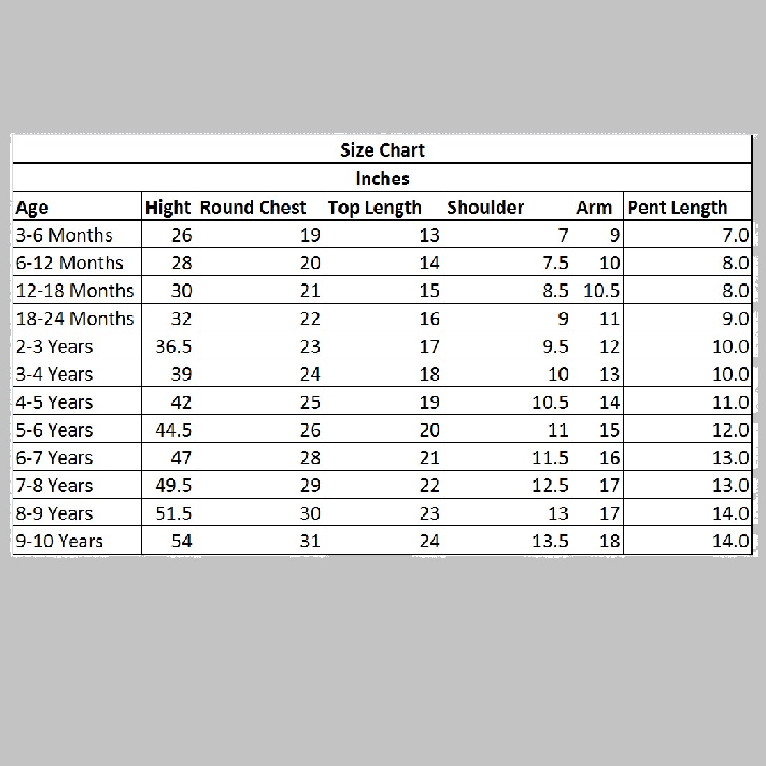 HVM Kids Winter Night Suit