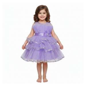 HVM Baby Girls Party Wear Frock