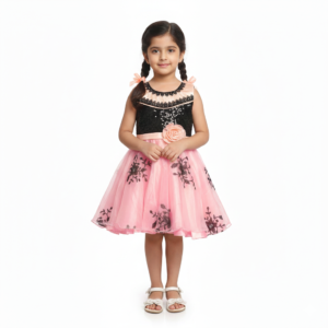 HVM Baby Girls Party Wear Frock