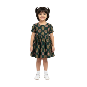 HVM Baby Girls Pure Cotton Frock
