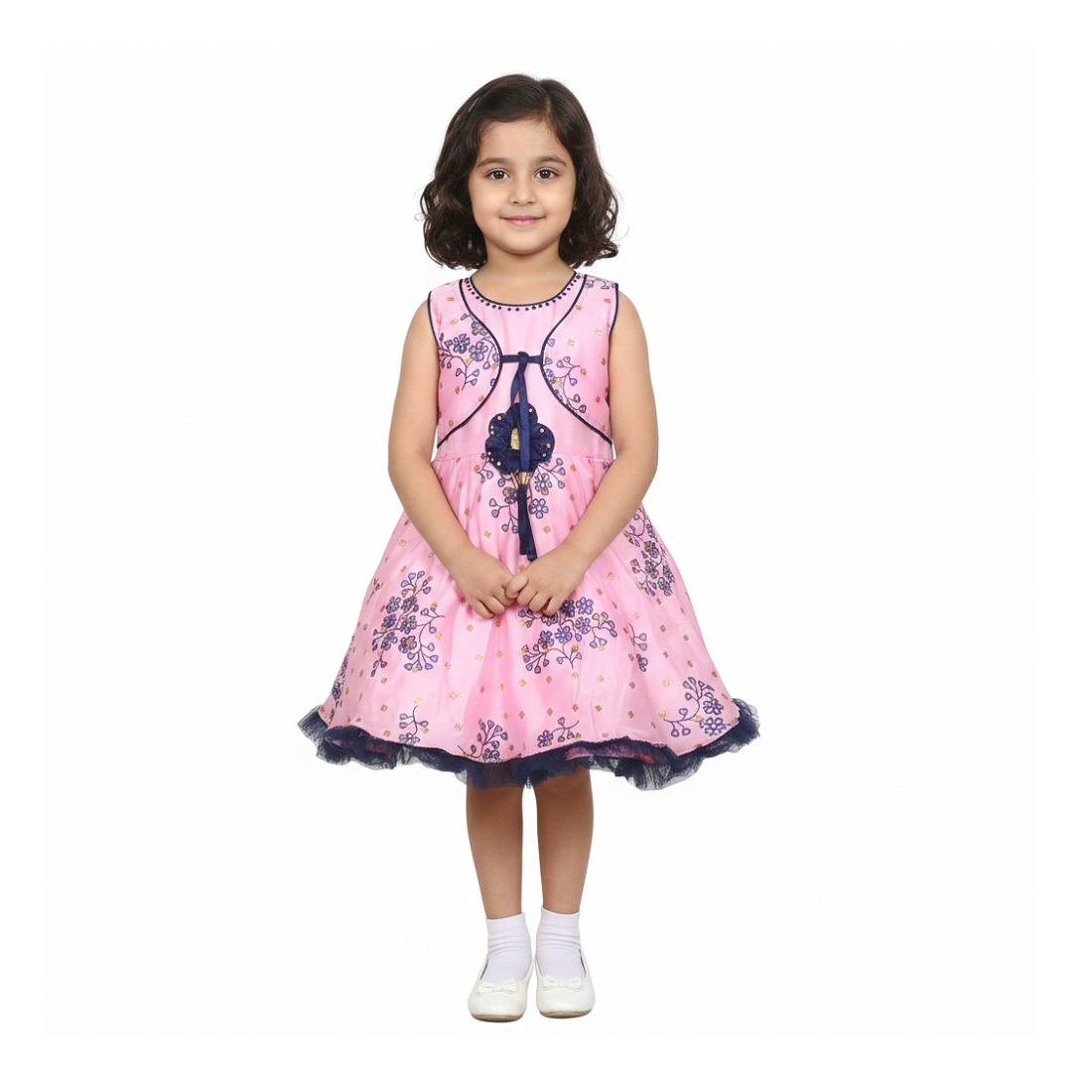 HVM Baby Girls Party Wear Frock