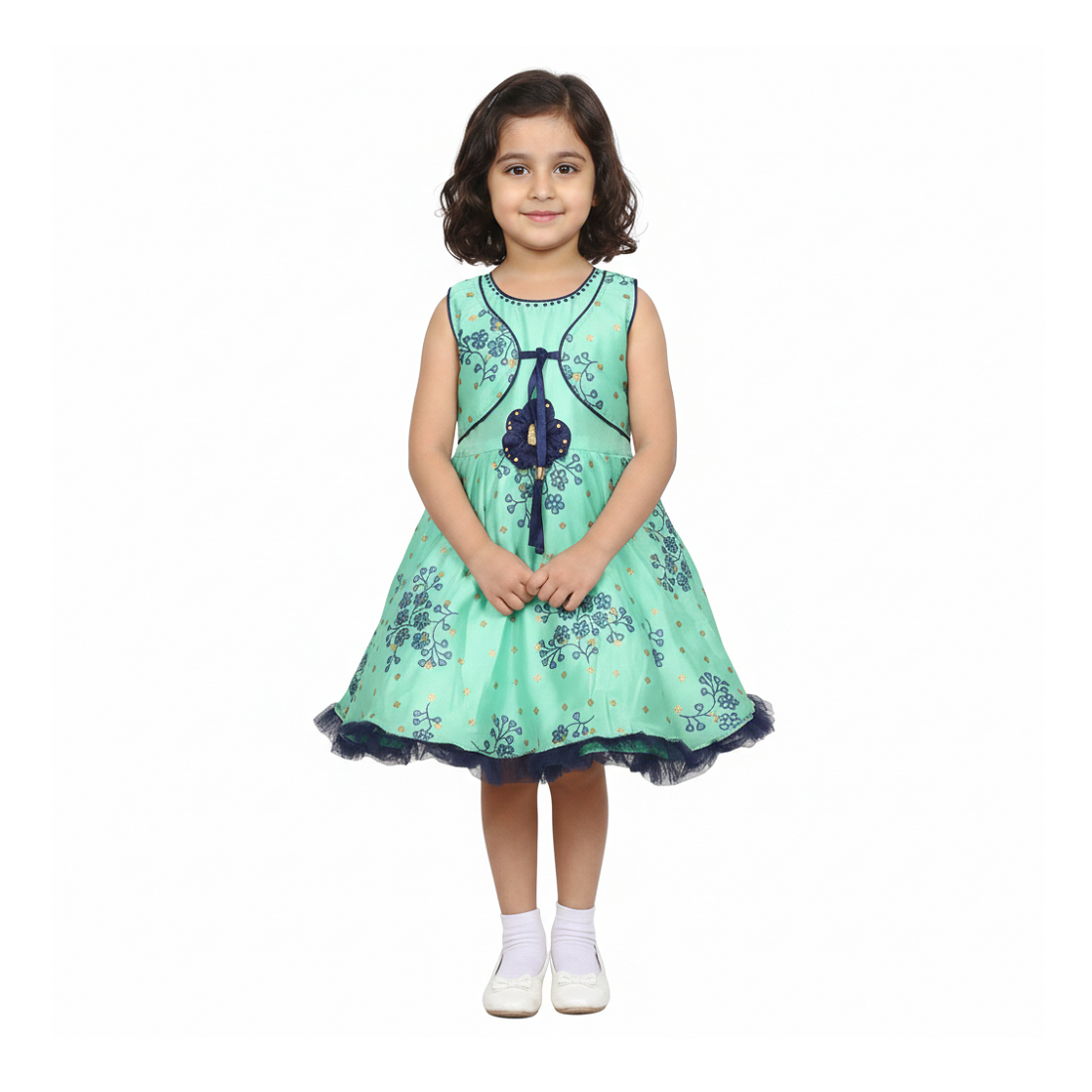 HVM Baby Girls Party Wear Frock