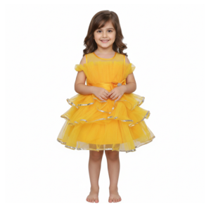 HVM Baby Girls Party Wear Frock
