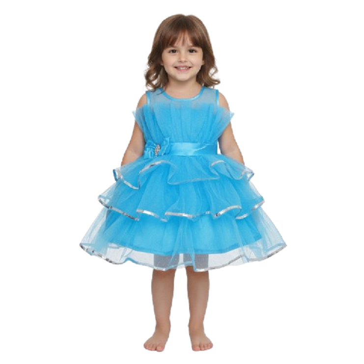 HVM Baby Girls Party Wear Frock