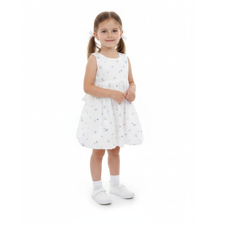 HVM Baby Girls Pure Cotton Frock