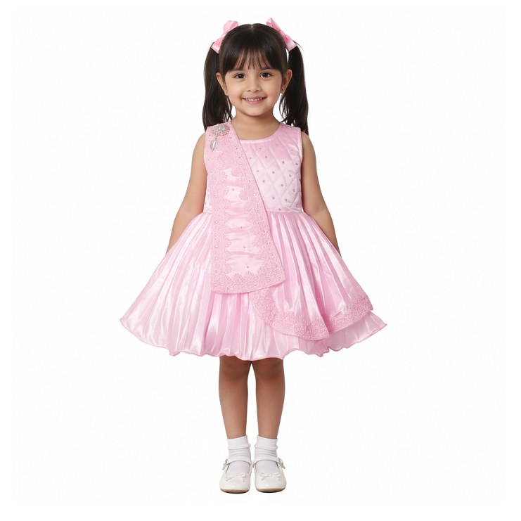 HVM Baby Girl Party Wear Frock