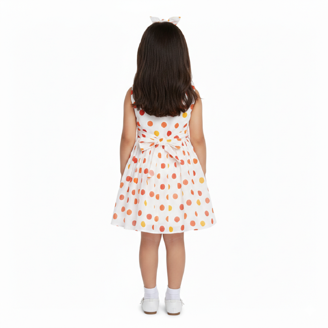 HVM Baby Girl Printed Georgette Frock