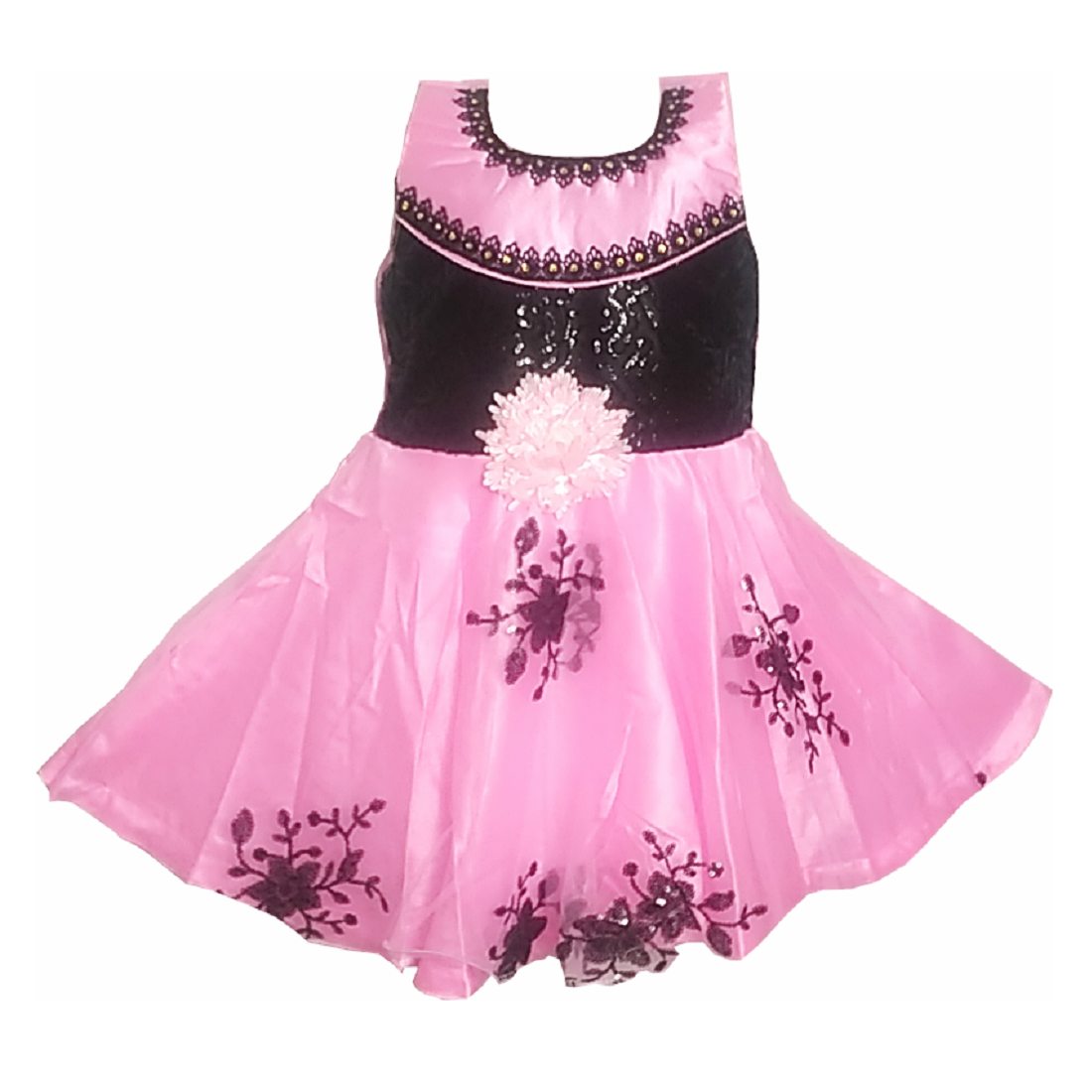 HVM Baby Girls Party Wear Frock
