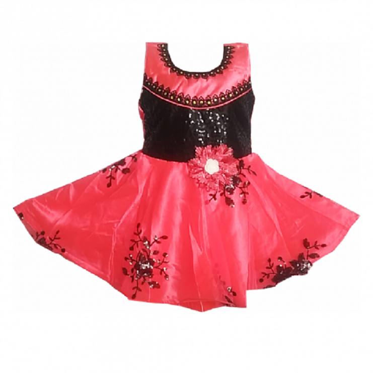 HVM Baby Girls Party Wear Frock