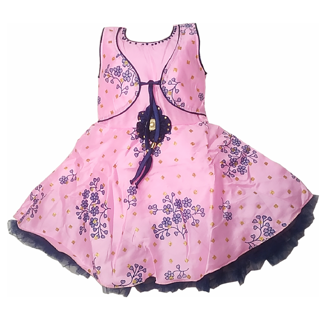 HVM Baby Girls Party Wear Frock