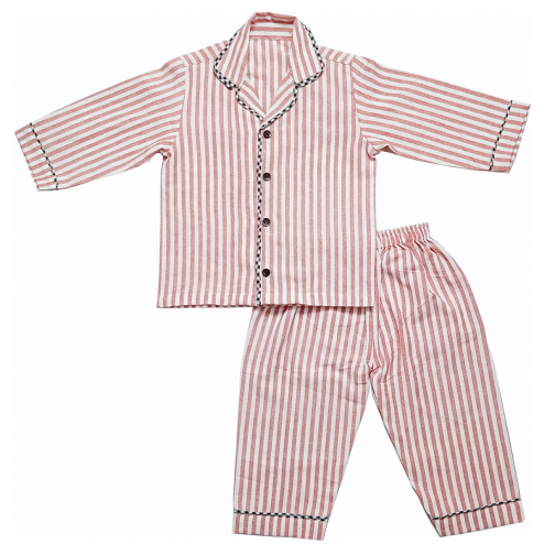 PM Kids Pure Cotton Full Sleeves Night Suit