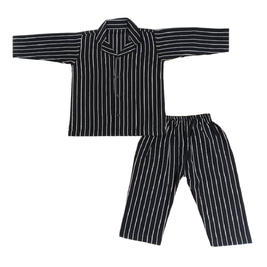 PM Kids Pure Cotton Full Sleeves Night Suit
