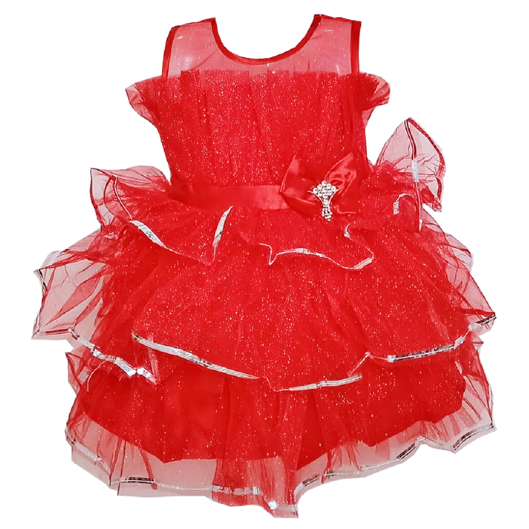 HVM Baby Girls Party Wear Frock