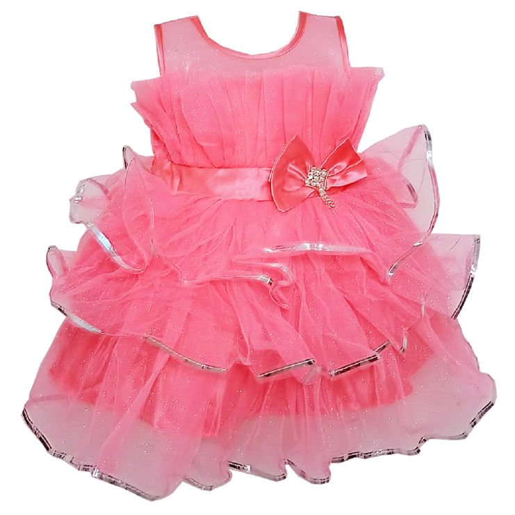 HVM Baby Girls Party Wear Frock