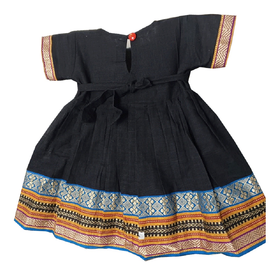 HVM Baby Girls South Cotton Half Sleeves Frock