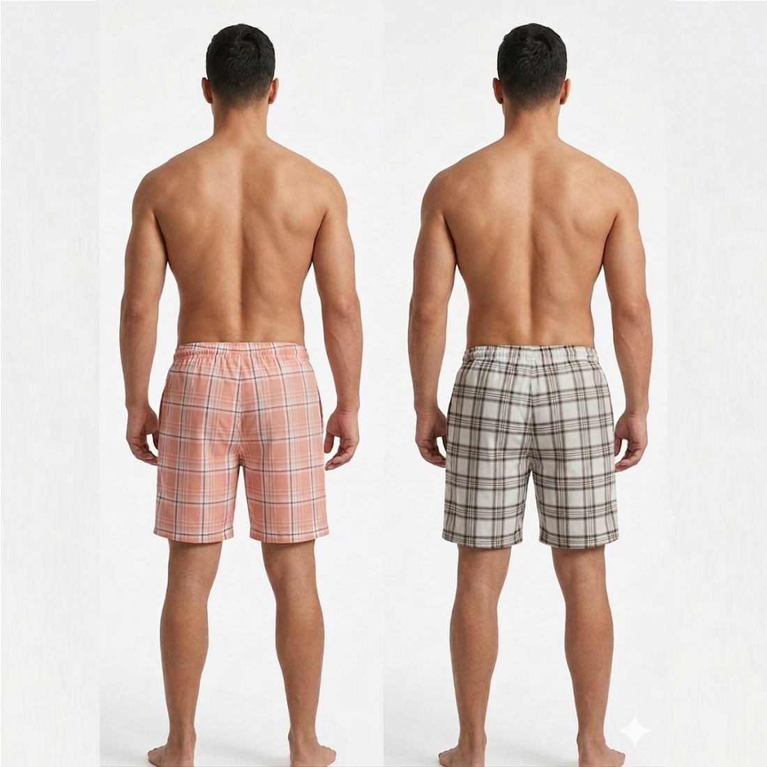 HVM Pack of 2 Solid Men Multicolor Basic Shorts