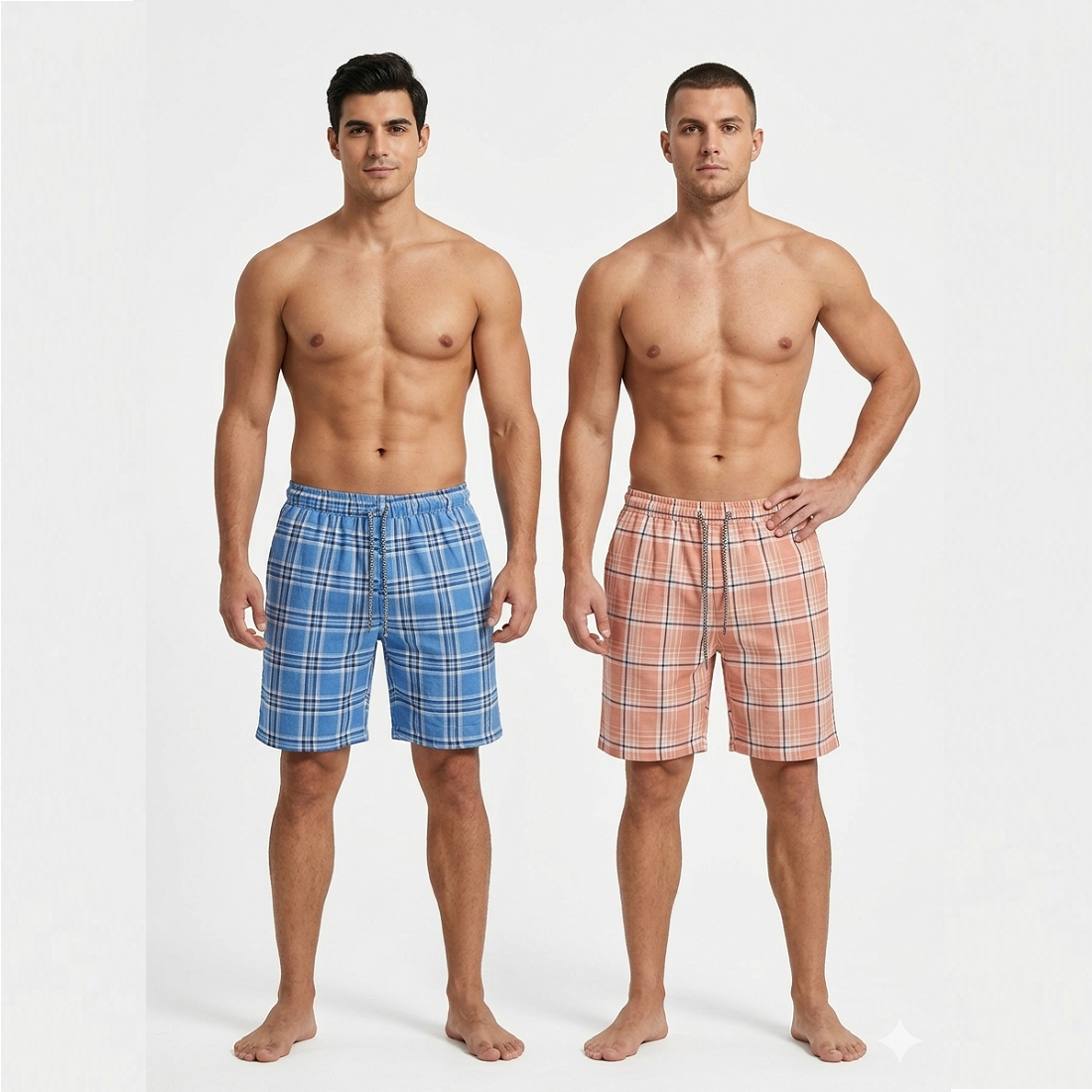 HVM Pack of 2 Solid Men Multicolor Basic Shorts