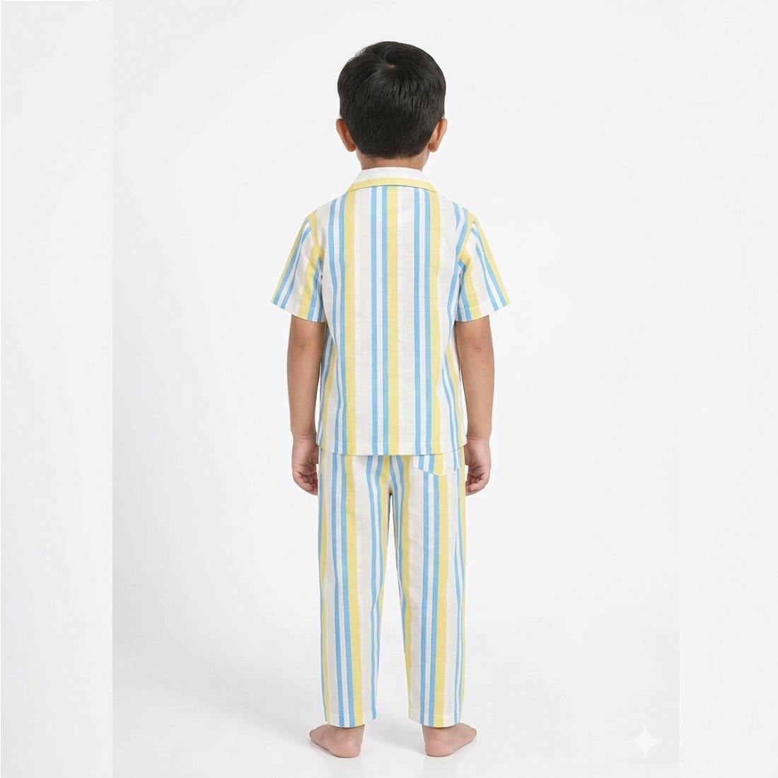 HVM Kids Pure Cotton Multicolor Stripe Summer Dress