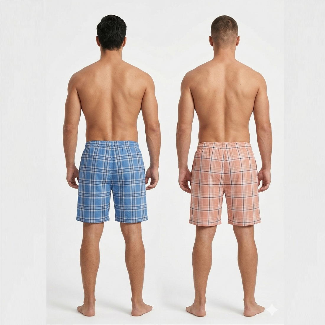 HVM Pack of 2 Solid Men Multicolor Basic Shorts