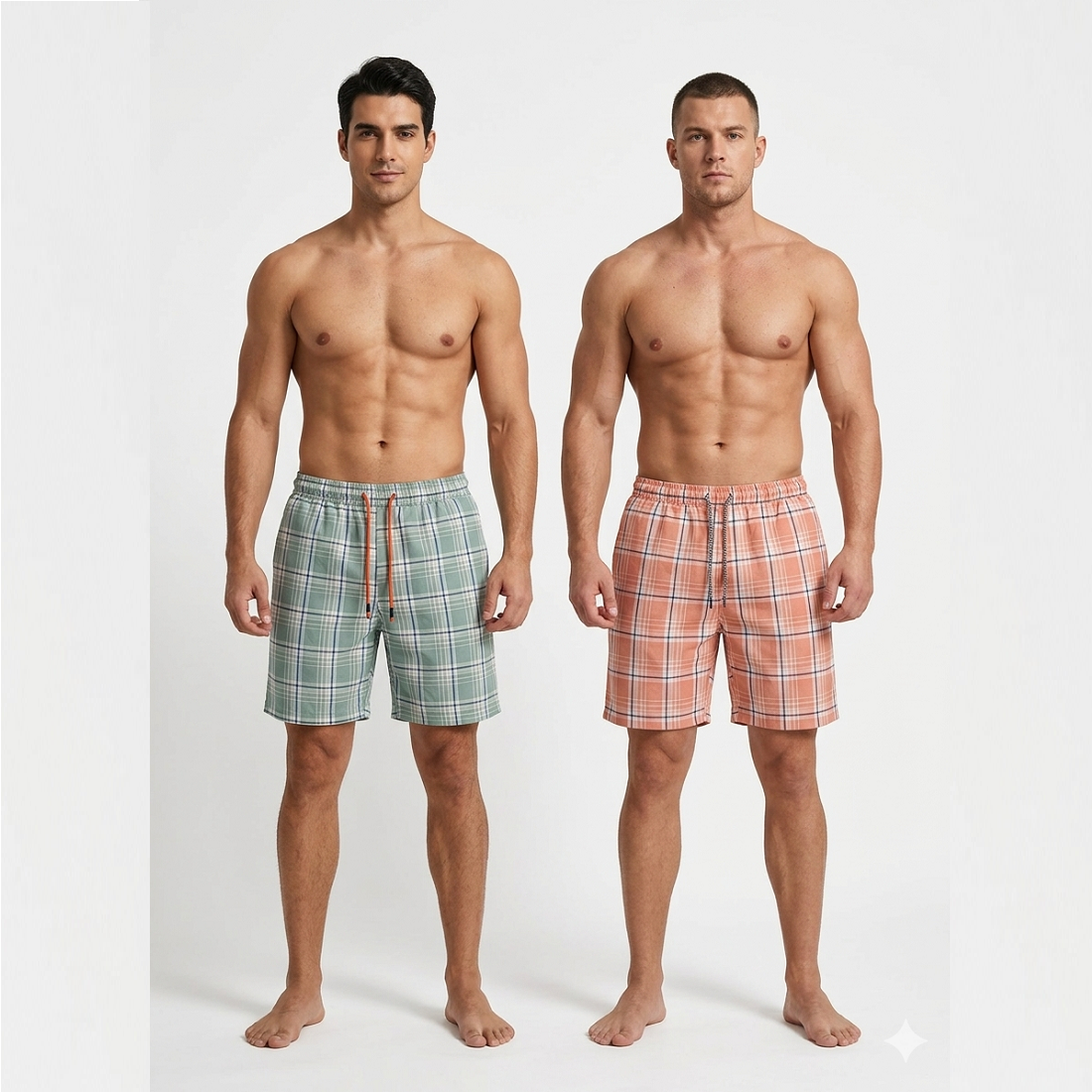 HVM Pack of 2 Solid Men Multicolor Basic Shorts