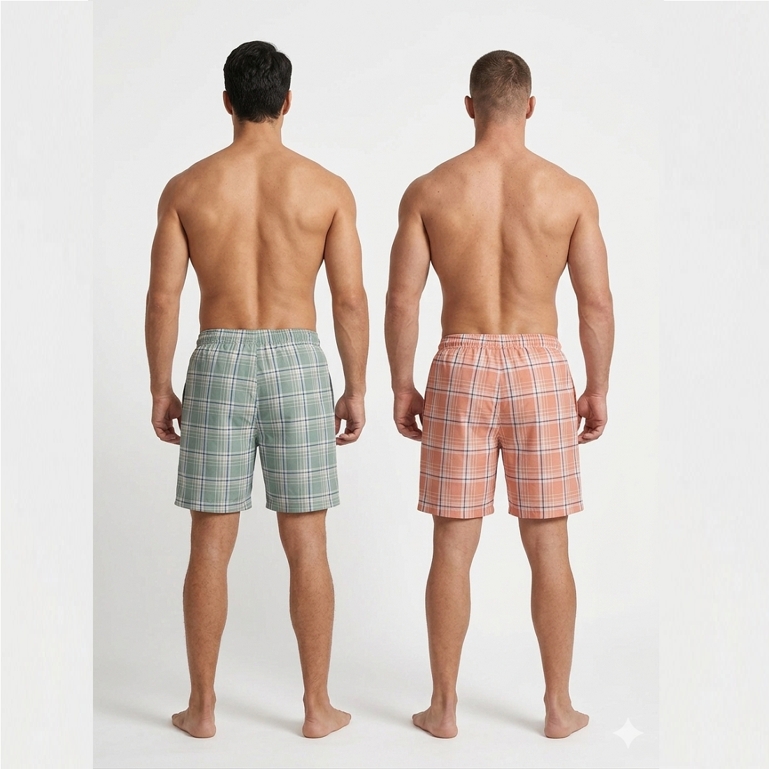 HVM Pack of 2 Solid Men Multicolor Basic Shorts