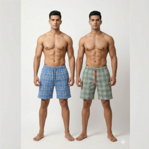 HVM Pack of 2 Solid Men Multicolor Basic Shorts