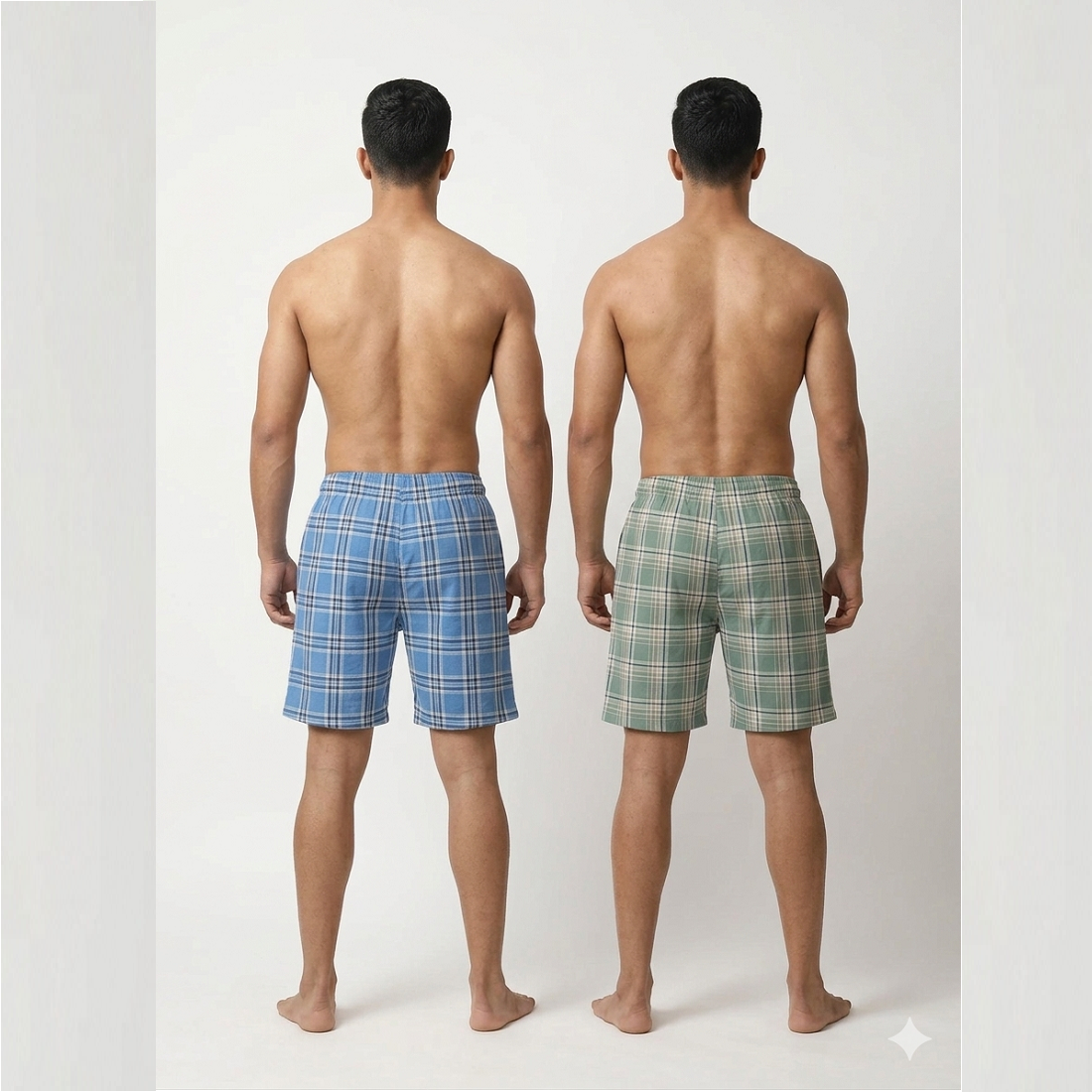 HVM Pack of 2 Solid Men Multicolor Basic Shorts
