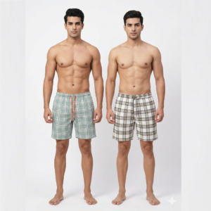 HVM Pack of 2 Solid Men Multicolor Basic Shorts